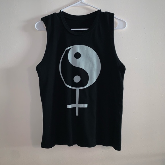 Brandy Melville Tops - Graphic Muscle Tee